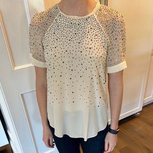 Rebecca Taylor studded blouse size 2